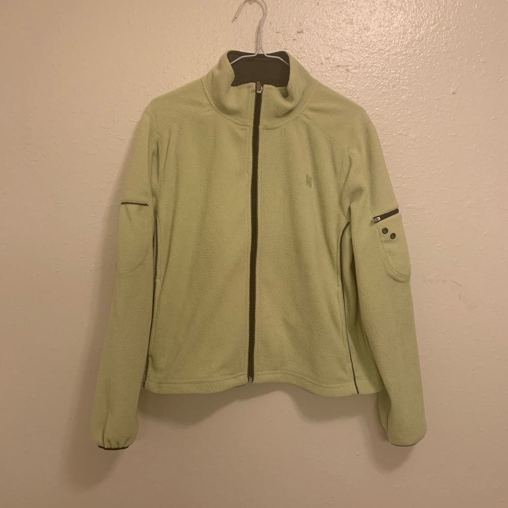 Wilson || Lime Green Tennis Fleece || Full Zip